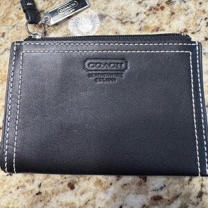 Coach Black Leather Wallet